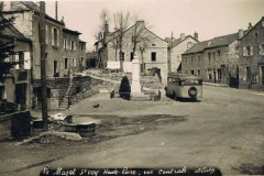 carte postale ancienne mairie vue centrale